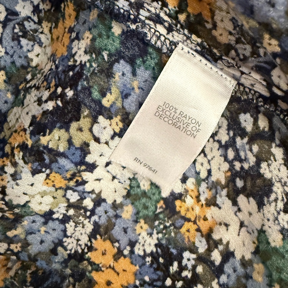 J. Jill, Floral Print Relaxed Fit Women's Blouse, Size M EUC - Picture 13 of 16